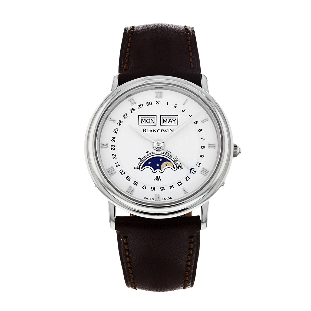 Blancpain Villeret Moonphase Steel Watches Italy