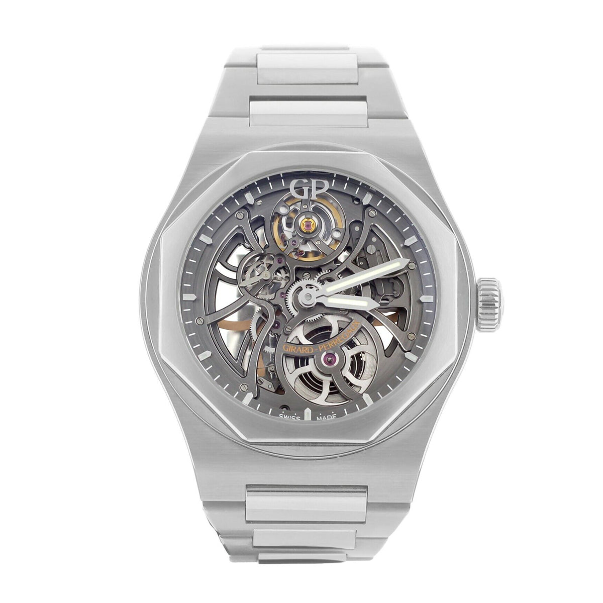 Girard perregaux laureato clearance skeleton