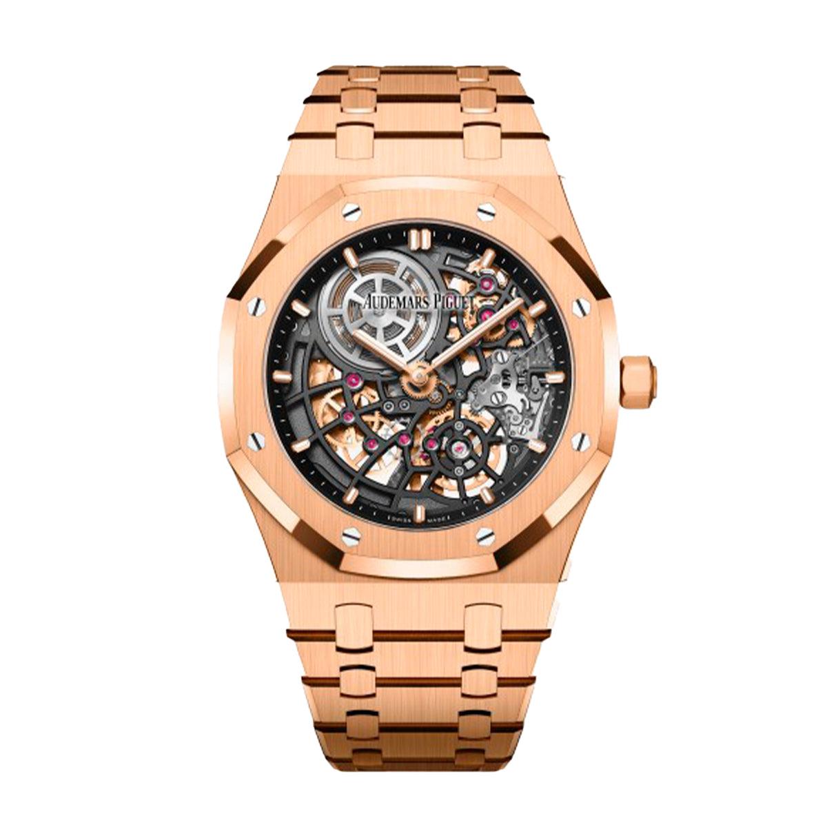 Audemars Piguet Royal Oak Jumbo Extra-Thin Skeleton Anniversary “50” edition. New