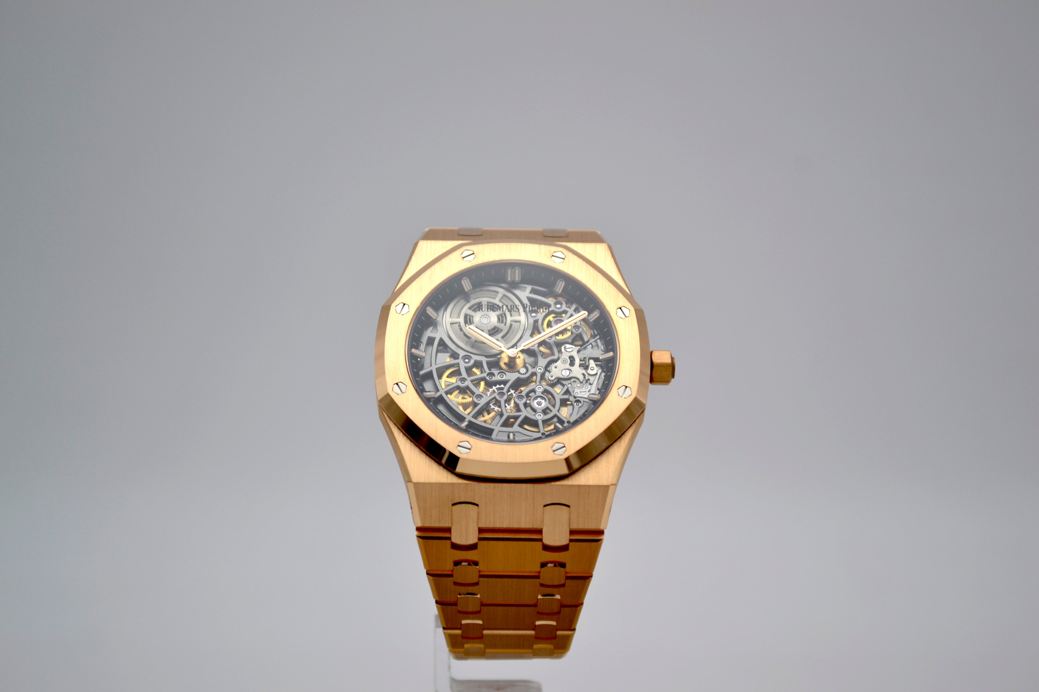 Audemars Piguet Royal Oak Jumbo Extra-Thin Skeleton Anniversary “50” edition. New