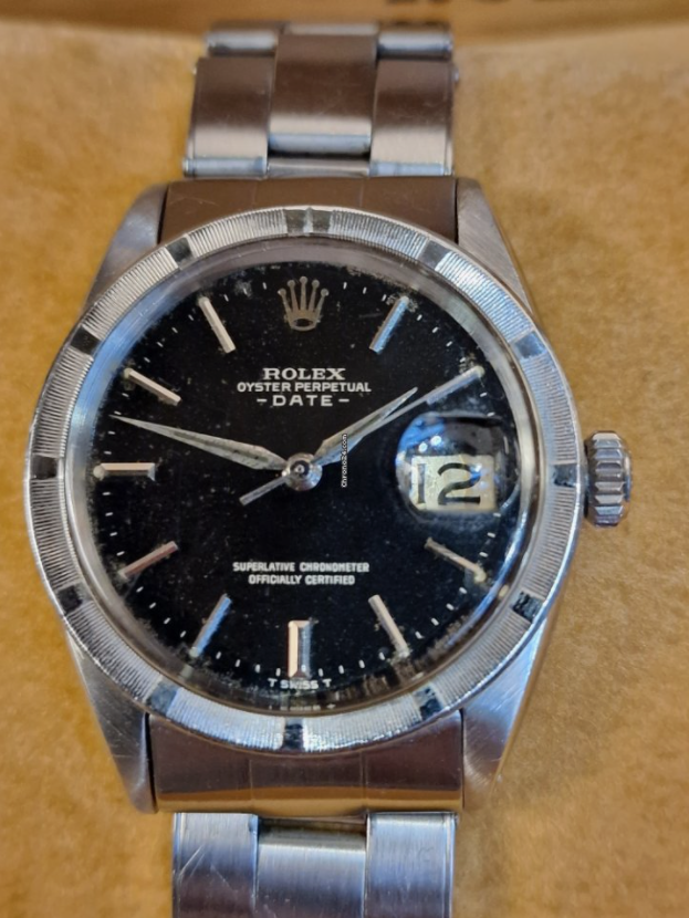 Rolex Oyster Perpetual Date Gilt Dial