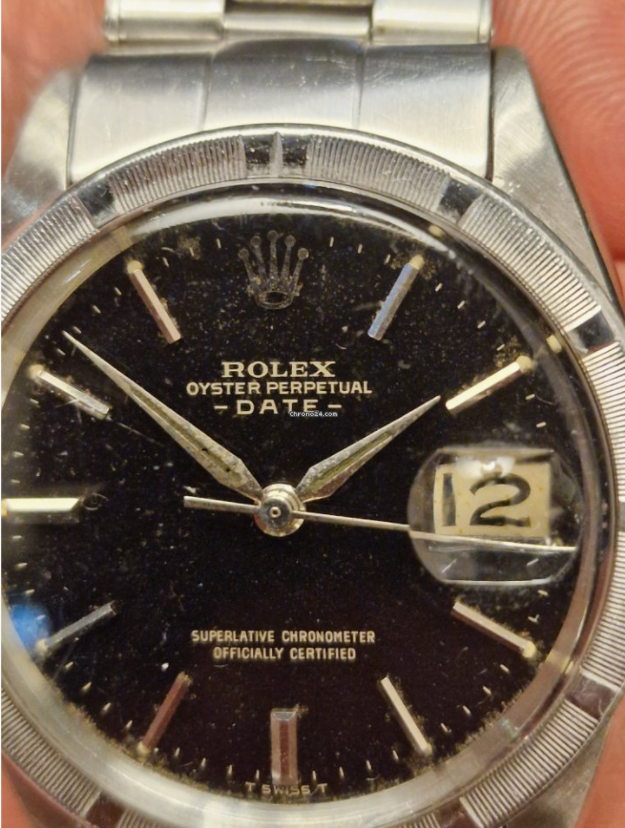 Rolex Oyster Perpetual Date Gilt Dial