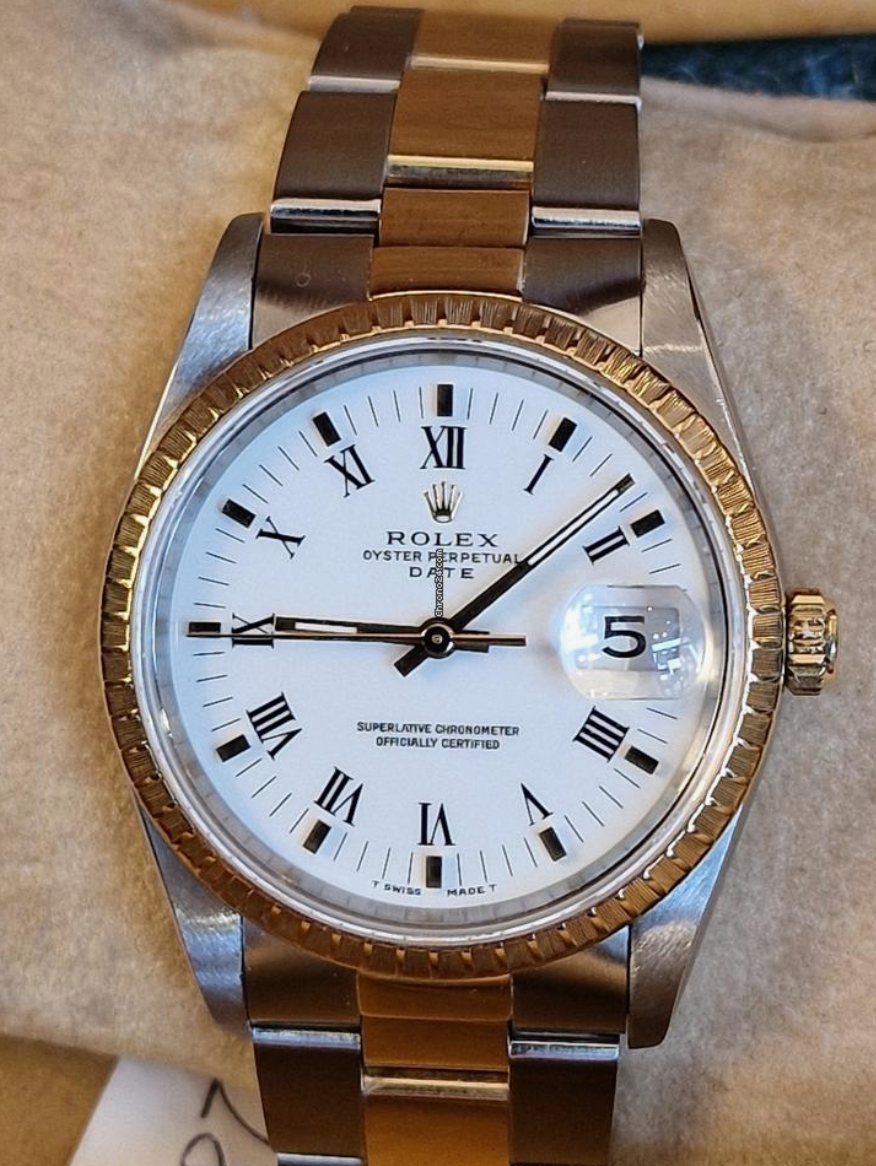 Rolex Oyster Perpetual Date Full set Bucherer