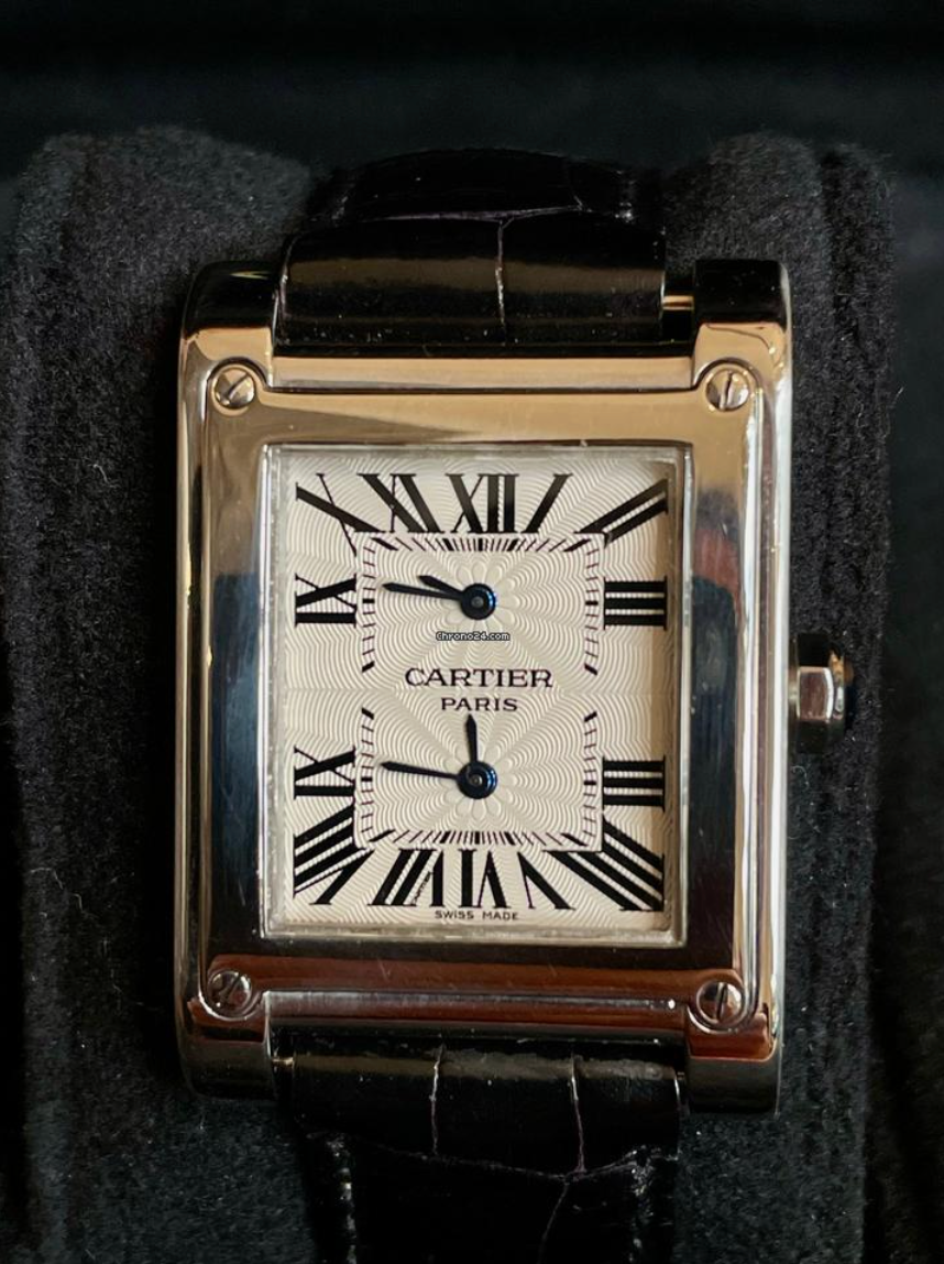 Cartier Tank Vis Dual Time Tank A