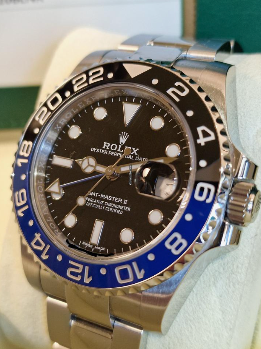 Rolex GMT-Master II "Batman" Never Polished